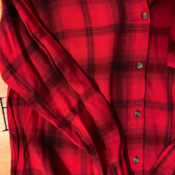 A New Day Black & Red Flannel- NWT - Picture 2 of 5